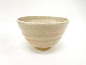 萩焼　白水造　御本手　茶碗(保護箱付)
